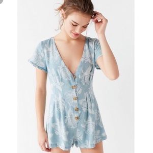 Urban Outfitters Chambray Romper